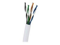 C2G - Cable al por mayor - 305 m - UTP - CAT 5e - plenum, sólido - blanco 88002