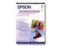 Epson - Brillante - A3 (297 x 420 mm) - 255 g/m² - 20 hoja(s) papel fotográfico brillante - para Expression Photo XP-970; SureColor SC-P700, P900, T2100, T3100, T3405, T5100, T5400, T5405 C13S041315