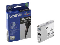 Brother LC970BK - Negro - original - cartucho de tinta - para Brother DCP-135C, DCP-150C, DCP-153C, DCP-157C, MFC-235C, MFC-260C LC970BK