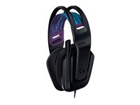 Logitech G G335 Wired Gaming Headset - Auricular - tamaño completo - cableado - conector de 3,5 mm - negro - certificado Discord 981-000978