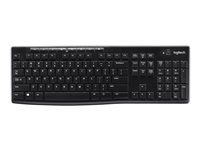 Logitech Wireless Keyboard K270 - Teclado - inalámbrico - 2.4 GHz - Francés 920-003748