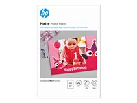 HP - Mate - 8,8 mm - 100 x 150 mm - 180 g/m² - 25 hoja(s) papel fotográfico brillante - para Deskjet 41XX; ENVY 64XX; ENVY Inspire 79XX; Officejet Pro 77XX, 90XX; Smart Tank Plus 55X 7HF70A