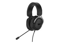 ASUS TUF Gaming H3 - Auricular - tamaño completo - cableado - conector de 3,5 mm - gun metal 90YH028G-B1UA00