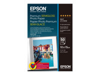 Epson Semigloss Photo Paper - Semibrillante - 100 x 150 mm - 251 g/m² - 50 hoja(s) papel fotográfico brillante - para EcoTank ET-2750, 2751, 2756, 4750; Expression Home HD XP-15000; Expression Premium XP-6005 C13S041765