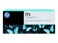 HP 771C - 775 ml - cián claro - original - cartucho de tinta - para DesignJet Z6200, Z6600, Z6610, Z6800, Z6810 B6Y12A