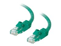 C2G Cat6 Booted Unshielded (UTP) Network Patch Cable - Cable de interconexión - RJ-45 (M) a RJ-45 (M) - 3 m - UTP - CAT 6 - moldeado, sin enganches, trenzado - verde 83429