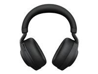 Jabra Evolve2 85 MS Stereo - Auricular - tamaño completo - Bluetooth - inalámbrico, cableado - cancelación de sonido activo - conector de 3,5 mm - aislamiento de ruido - negro - Certificado para Equipos de Microsoft 28599-999-899