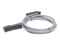 APC Data Distribution Cable - Cable de red - Conforme a la TAA - RJ-45 (H) a RJ-45 (H) - 6.4 m - UTP - CAT 5e - gris DDCC5E-021