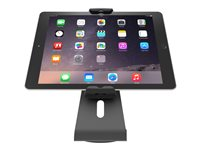 Compulocks Universal Locking Tablet Cling Stand Counter Top Kiosk Black - Base - para PC Tablet - negro - tamaño de pantalla: hasta 13 pulgadas UCLGSTDB