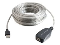 C2G TruLink USB 2.0 Active Extension Cable - Cable alargador USB - USB (H) a USB (M) - USB 2.0 - 12 m - activo - blanco 81656