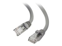 C2G - Cable de interconexión - RJ-45 (M) a RJ-45 (M) - 1 m - UTP - CAT 6 - atornillado, sin enganches - gris 82490