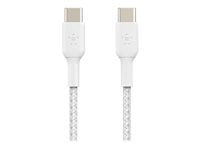 Belkin BOOST CHARGE - Cable USB - USB-C (M) a USB-C (M) - 1 m - blanco CAB004BT1MWH