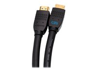 C2G 25ft Performance Series Premium High Speed HDMI Cable - 4K 60Hz In-Wall - Velocidad alta Premium - cable HDMI - HDMI macho a HDMI macho - 7.62 m - negro C2G50196