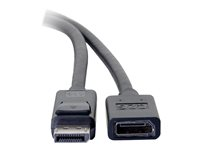 C2G 3ft DisplayPort Extension Cable - M/F - Cable alargador de DisplayPort - DisplayPort (M) a DisplayPort (H) - DisplayPort 1.4 - 91.4 cm - compatibilidad con 8K 54450