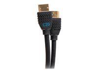 C2G 2ft Performance Ultra High Speed HDMI Cable 2.1 w/ Ethernet - 8K 60Hz - Ultra High Speed - cable HDMI con Ethernet - HDMI macho a HDMI macho - 60 cm - negro - compatibilidad con 10K, admite 8K60Hz (7680 x 4320), 4K120Hz (4096 x 2160) support C2G10452