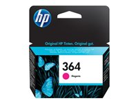 HP 364 - Magenta - original - cartucho de tinta - para Deskjet 35XX; Photosmart 55XX, 55XX B111, 65XX, 65XX B211, 7510 C311, B110, Wireless B110 CB319EE#ABE