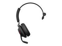 Jabra Evolve2 65 MS Mono - Auricular - en oreja - convertible - Bluetooth - inalámbrico - USB-A - aislamiento de ruido - negro - Certificado para Equipos de Microsoft 26599-899-999