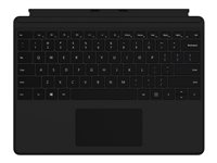 Microsoft Surface Pro X Signature Keyboard with Slim Pen Bundle - Teclado - con panel táctil - retroiluminación - español - negro - demostración, comercial - para Surface Pro 8, Pro X QVL-00012