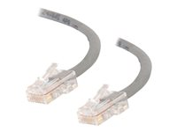 C2G Cat5e Non-Booted Unshielded (UTP) Network Patch Cable - Cable de interconexión - RJ-45 (M) a RJ-45 (M) - 15 m - UTP - CAT 5e - trenzado, uniboot - gris 83008