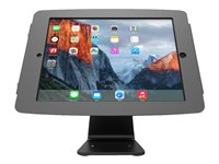 Compulocks Space 360 Kiosk - Kit de montaje (base de soporte, tornillos, caja, kit de adaptación, 2 llaves) - para PC Tablet - bloqueable - negro - tamaño de pantalla: 11" - se puede instalar en la pared, parte superior del contador - para Apple iPad Pro de 11" (1ª generación, 2ª generación, 3ª generación) 303B211SENB