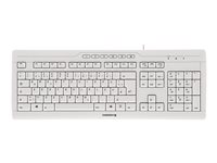 CHERRY STREAM 3.0 - Teclado - USB - español - interruptor: CHERRY SX - gris claro G85-23200ES-0