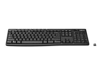 Logitech Wireless Keyboard K270 - Teclado - inalámbrico - 2.4 GHz - Checo 920-003741