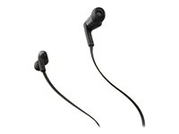 Belkin ROCKSTAR - Auriculares internos con micro - en oreja - cableado - Lightning - aislamiento de ruido - negro - para Apple 10.5-inch iPad Pro; iPad mini 4; iPhone 7, 7 Plus, 8, 8 Plus, X, XR, XS, XS Max G3H0001BTBLK