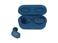 Belkin SoundForm Play - Auriculares inalámbricos con micro - en oreja - Bluetooth - cancelación de sonido activo - azul AUC005BTBL