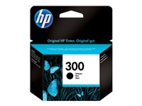 HP 300 - 4 ml - negro - original - cartucho de tinta - para Deskjet D2563, D5560, F2480, F4213, F4580; Envy 100 D410, 11X D411, 120; Photosmart C4680 CC640EE#ABE