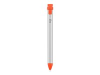 Logitech Crayon - Lápiz digital - inalámbrico - sorbete intenso - para Apple 10.2-inch iPad; 10.5-inch iPad Air (3rd generation); 10.9-inch iPad Air (4th generation, 5th generation); 11-inch iPad Pro; 12.9-inch iPad Pro (3th generation, 4th generation, 5th generation); 9.7-inch iPad (6th generation); iPad mini (6th generation); iPad mini 5 (5th generation) 914-000046