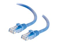 C2G - Cable de interconexión - RJ-45 (M) a RJ-45 (M) - 3 m - UTP - CAT 6a - atornillado, sin enganches - azul 82505