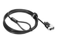 Kensington NanoSaver Combination - Bloqueo de cable de seguridad - negro - para ThinkBook 14s Yoga G2 IAP; ThinkPad L13 Yoga Gen 3; P1 Gen 5; T14s Gen 3; T16 Gen 1 4XE1F30277