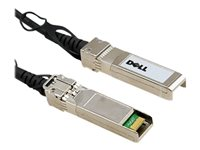 Dell 10GbE Copper Twinax Direct Attach Cable - Cable de conexión directa - SFP+ (M) a SFP+ (M) - 3 m - biaxial - para Networking N3132, S4048, X1026, X1052; PowerEdge R230, R430, R440, R540, R830, T440, T640 470-AAVJ