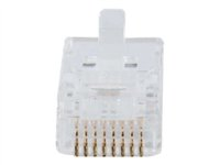 C2G RJ45 Cat5E Modular Plug for Flat Stranded Cable - Conector de red - RJ-45 (M) - CAT 5e (paquete de 25) 88121