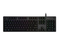 Logitech Gaming G512 - Teclado - retroiluminación - USB - portugués - interruptor: GX Brown Tactile - carbón 920-009434