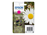 Epson 18 - 3.3 ml - magenta - original - blíster con alarmas de RF/acústica - cartucho de tinta - para Expression Home XP-212, 215, 225, 312, 315, 322, 325, 412, 415, 422, 425 C13T18034022