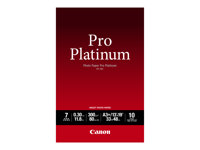 Canon Photo Paper Pro Platinum - A3 plus (329 x 423 mm) - 300 g/m² - 10 hoja(s) papel fotográfico brillante - para PIXMA iP8720, IX6820, PRO-1, PRO-10, PRO-100, Pro9000, Pro9000 Mark II, Pro9500 2768B018