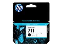 HP 711 - 38 ml - negro - original - DesignJet - cartucho de tinta - para DesignJet T100, T120, T120 ePrinter, T125, T130, T520, T520 ePrinter, T525, T530 CZ129A