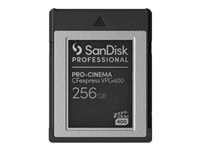 SanDisk - Tarjeta de memoria flash - 256 GB - CFexpress de Tipo B - negro SDPCVN4-256G-GNANN