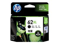 HP 62XL - 12 ml - Alto rendimiento - negro - original - blíster - cartucho de tinta - para Envy 55XX, 56XX, 76XX; Officejet 200, 250, 252, 57XX, 8040 C2P05AE#301