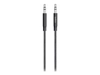 Belkin MIXIT Aux Cable - Cable de audio - miniconector estéreo (M) a miniconector estéreo (M) - 1.22 m - negro AV10164BT04-BLK