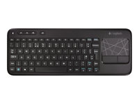 Logitech Wireless Touch Keyboard K400 - Teclado - inalámbrico - 2.4 GHz - Español 920-003115