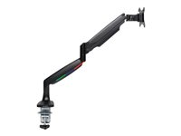 Kensington SmartFit One-Touch Height Adjustable Single Monitor Arm - Kit de montaje - brazo ajustable - para Monitor - tamaño de pantalla: 13"-32" - escritorio, pinza en C, ojal, montable en escritorio K59600WW