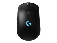 Logitech G Pro - Ratón - diestro y zurdo - óptico - inalámbrico - LIGHTSPEED - receptor inalámbrico USB 910-005272