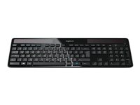 Logitech Wireless Solar K750 - Teclado - inalámbrico - 2.4 GHz - alemán 920-002916