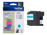 Brother LC221C - Cián - original - cartucho de tinta - para Brother DCP-J562DW, MFC-J480DW, MFC-J680DW, MFC-J880DW LC221C