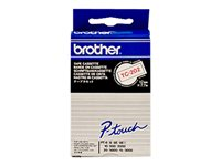 Brother - Blanco, rojo - Rollo (1,2 cm x 7,7 m) 1 uds. cinta para impresora - para P-Touch PT-15, PT-20, PT-2000, PT-3000, PT-500, PT-5000, PT-6, PT-8, PT-8E TC202
