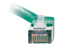 C2G Cat5e Booted Shielded (STP) Network Patch Cable - Cable de interconexión - RJ-45 (M) a RJ-45 (M) - 10 m - STP - CAT 5e - moldeado - verde 83840