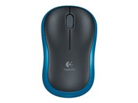 Logitech M185 - Ratón - óptico - inalámbrico - 2.4 GHz - receptor inalámbrico USB - azul 910-002236