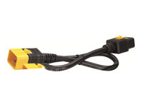 APC - Cable de alimentación - IEC 60320 C19 a IEC 60320 C20 - 16 A - 61 cm - trabado - negro - para P/N: SMT2200I-AR, SMT2200R2I-AR, SMT3000I-AR, SMT3000R2I-AR, SRT1500XLI, SRT2200XLI-KR AP8712S